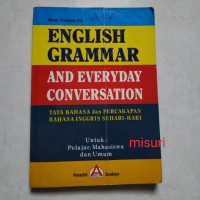 Image of English Grammar And Everyday Conversation