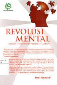 Image of Revolusi Mental Sadari~Introspeksi~Pelajari~Teladani
