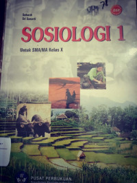 Sosiologi 1 Untuk SMA/MA Kelas X