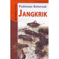 Pedoman Beternak Jangkrik Seri Budi Daya Ternak