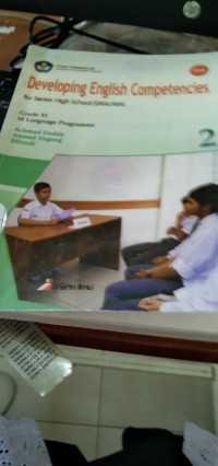 Image of developing English Competencies Fof Senior High School (SMA/MA) Grade XI Of Language Programme