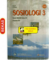 Image of Sosiologi 3 untuk SMA/MA Kelas XII Program IPS  bse