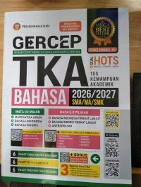 Image of Gercep TKA BAHASA 2026/2027 SMA/MA/SMK
