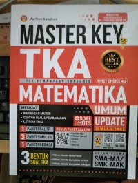 Image of Master KEY TKA Matematika Umum Untuk Siswa SMA-MA/SMK-MAK